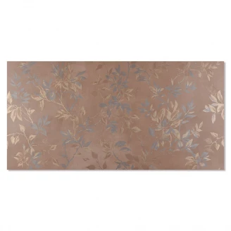 Klinker Delicate Brun Blomster Mat 60x120 cm-2